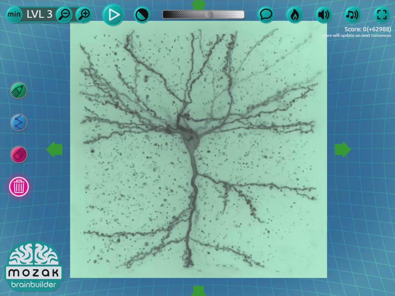 Mozak screenshot with Neuron